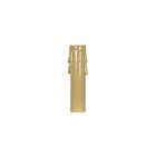 Couverture de bougie en plastique Satco 90-1511 or antique