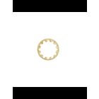 Rondelle dentelée Satco 90-1580 laiton plaqué