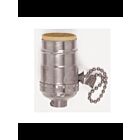 Douille à chainette On-Off Satco 90-1668 nickel poli