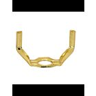 Support de douille Satco 90-2093 laiton plaqué