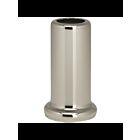 Col en acier à bride Satco 90-2216 plaqué nickel