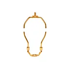 Ensemble pour lampe avec lyre robuste Satco 90-2252 laiton poli