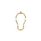 Ensemble pour lampe avec lyre robuste Satco 90-2257 laiton poli