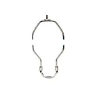 Ensemble pour lampe avec lyre robuste Satco 90-2258 nickel poli