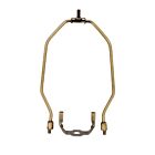 Ensemble pour lampe avec lyre robuste Satco 90-2266 laiton antique