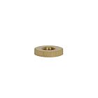 Bague de vérification en laiton massif moleté Satco 90-2441 laiton solide