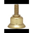 Tube d'extension en acier Satco 90-2458 laiton plaqué