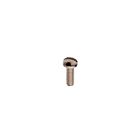 Vis à tête ronde fendue en acier Satco 90-2544 plaqué nickel