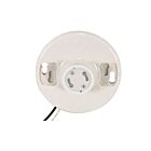 GU24 Fluorescent Porcelain Receptacle with Lead Satco 90-2580