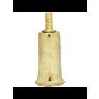 Tube d'extension en acier Satco 90-2597 laiton plaqué