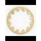 Rondelle dentelée Satco 90-392 laiton plaqué