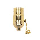 Douille à chainette On-Off Satco 90-411 brite doré