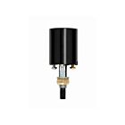 Douille de bouton tournant en bas Satco 90-4300 noir