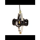 Ensemble de prises phénoliques 4-lumières Satco 90-464 noir