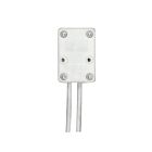 Douille halogène MR16 en porcelaine Satco 90-475 blanc