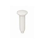 Vis de plaque pour interrupteur en plastique Satco 90-537 blanc