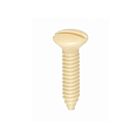 Vis de plaque pour interrupteur en plastique Satco 90-539 ivoire