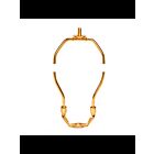 Ensemble pour lampe avec lyre robuste Satco 90-556 laiton poli