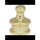 Petit bouton pyramide Satco 90-959 laiton poli