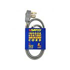 Cordon plat gris à 3 fils Satco 93-5036