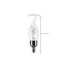 Satco S10524 40W Clair CA11 LED Ampoule à filament