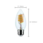 Satco S11243 4W Clair B11 LED Ampoule