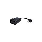 Satco S11281 Starfish 1875W Noir mat Prise double pour l'extérieur