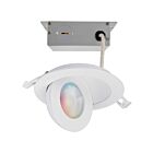 Satco S11293R1 Starfish 9W 4" Blanc LED Luminaire encastré à suspension CCT Sélectionnable