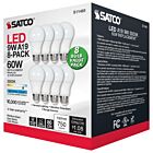 Satco S11461 9W A19 Ampoule DEL (Paquet de 8)