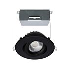 satco S11619R1 12W Noir LED Encastré CCT sélectionnable