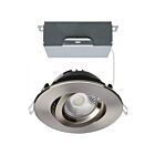 satco S11620R1 12W Nickel brossé LED Encastré CCT sélectionnable