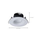 Satco S11630R1 10W Blanc LED Luminaire encastré