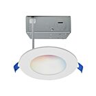 Satco S11636 8W 4" Blanc LED Lumière encastrée CCT Sélectionnable