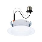 Satco S11647 10W 4" Blanc LED Lumière encastrée CCT Sélectionnable