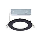 Satco S11874R1 10W 4" Noir LED Lumière encastrée CCT Sélectionnable