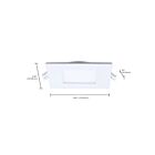 Satco S11888 9W Blanc LED Luminaire encastré