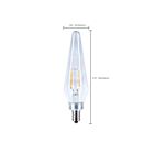 Satco S12142 2W HX11 Aurore LED Ampoule