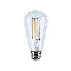 Satco S12154 8W ST19 LED Ampoule à filament