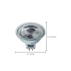 Satco S12370 5.5W Clair MR16 LED Ampoule