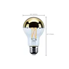 Satco S12540 12W L'or A19 LED Ampoule