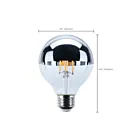 Satco S12541 5.5W Argent G25 LED Ampoule