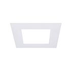 Satco S13551 6" Blanc mat Carré garniture