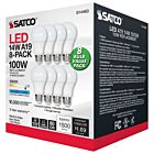 Satco S14463 14W A19 Ampoule DEL (Paquet de 8)