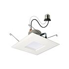 Satco S18803 Wattage sélectionnable Blanc LED Carré Encastré Rétrofit