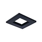 Satco S21662 4" Noir Carré garniture