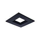 Satco S21665 6" Noir Carré garniture