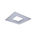 Satco S21673 10" Argent Carré garniture