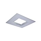Satco S21697 10" Argent Carré garniture