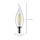 Satco S21846 5.5W CA10 Ampoule DEL (Paquet de 2)