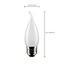 Satco S21851 4W CA10 Ampoule DEL (Paquet de 2)